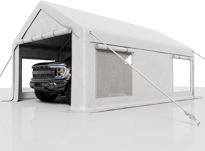 13 x 25FT Heavy Duty Carport by Curtainboro