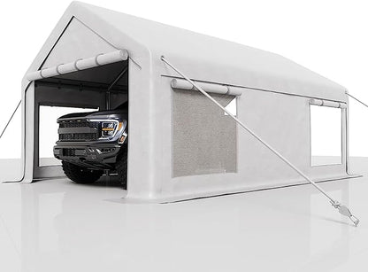 13 x 25FT Heavy Duty Carport by Curtainboro