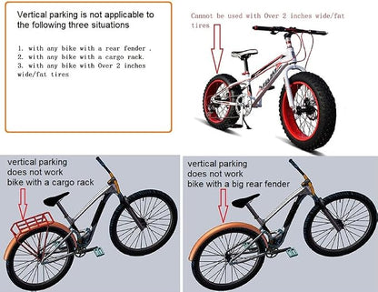 Foozet Bike Stand, Vertical Bike Rack Garage, Space-Saving Rack - Image 8