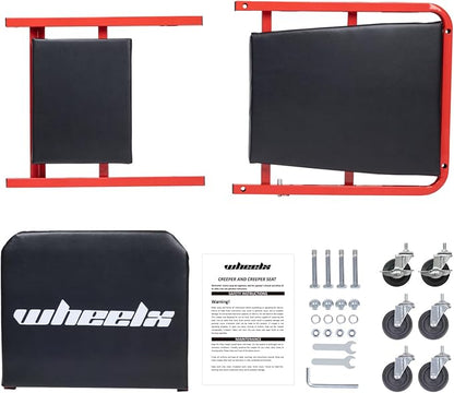 Mechanic Creeper 36 Inches 2-in-1 Z Seat - Image 7