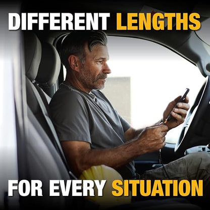 DEWALT Heavy Duty USB to Lightning Cable Durable iPhone Charger, Lightning - Image 7