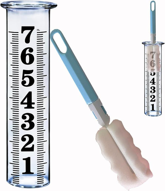 JMBay 7 Inch Plastic Rain Gauge Replacement Tube, Upgrade Freeze Proof Outdoor by JMBay