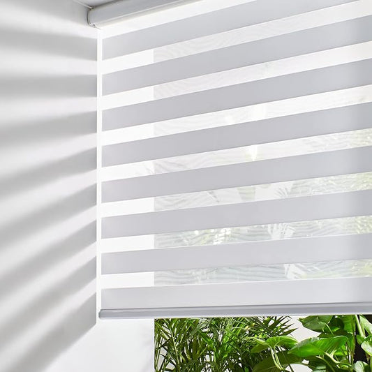 Persilux Zebra Shades for Windows, Cordless Window Treatments Light Filtering by PersiluxHome