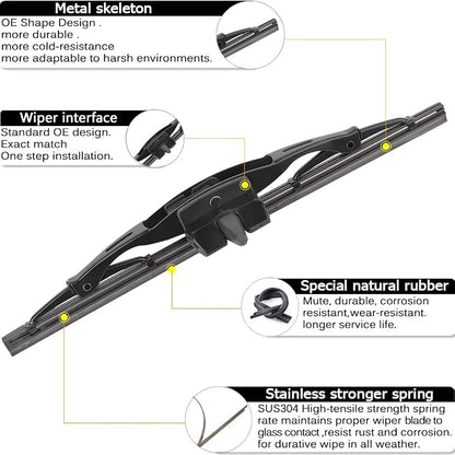 AUTOBOO 16"+14"+14" Windshield Wipers - Image 2
