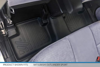SMARTLINER Custom Fit Floor Mats 2 Row Liner Set Compatible - Image 4