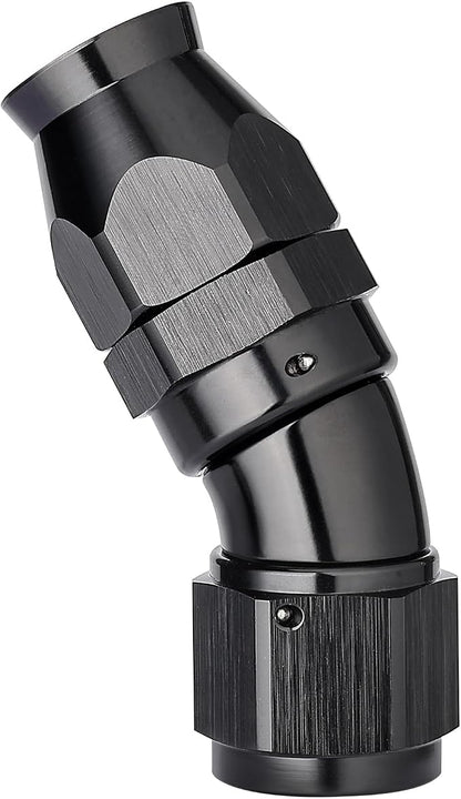 EVIL ENERGY 12AN 30 Degree PTFE One Piece Full Flow End Hose Fitting Aluminum by EVILENERGY