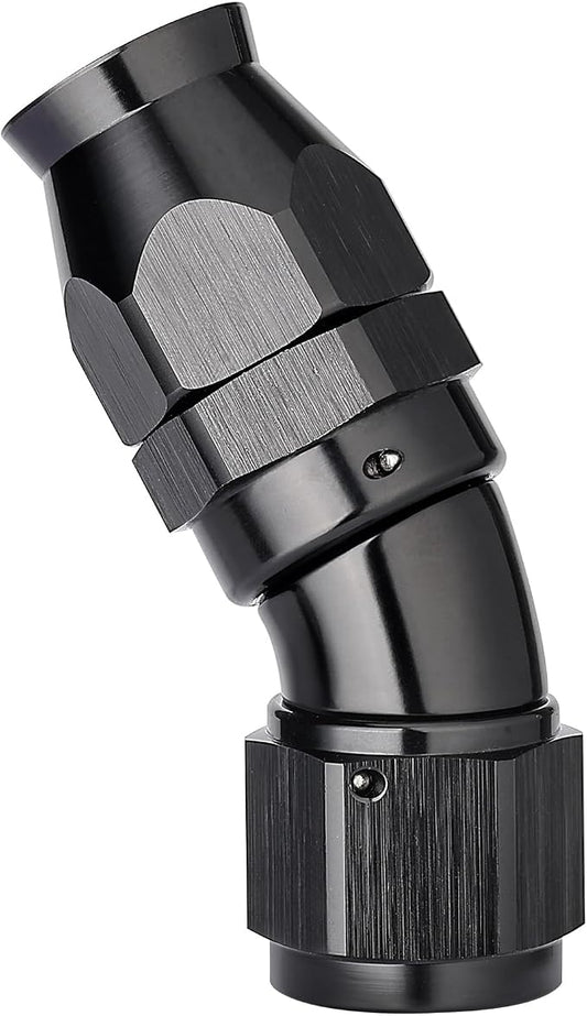 EVIL ENERGY 10AN 30 Degree PTFE One Piece Full Flow End Hose Fitting Aluminum by EVILENERGY