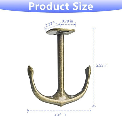 Anchor Two Prong Ceiling Hook for Closet Top Bathroom Kitchen Cabinet Garage - Image 3