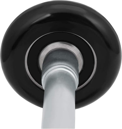 XiKe 12 Pack Black 2" Nylon Garage Door Roller 4" Stem, Quiet/Durable and High - Image 4