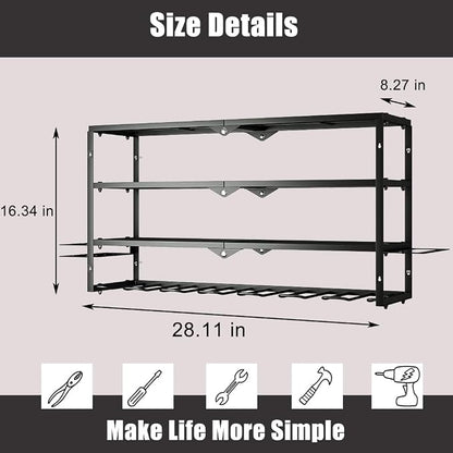 AZERPIAN Tool Organizer Heavy Duty Power Wall Mount - Image 5