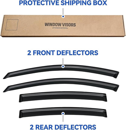 Window Visors Rain Guards Shield - Image 5