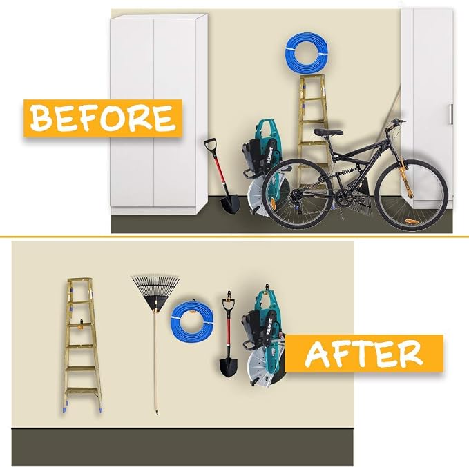 Intpro Garage Hooks 22 Pack Heavy Duty Garage Storage Hooks Steel Tool Hangers - Image 4