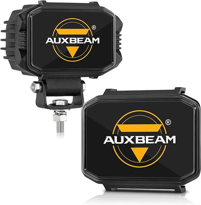Auxbeam 4 Inch LED Pod Covers, Square Off Road Light Protective Covers by Auxbeam
