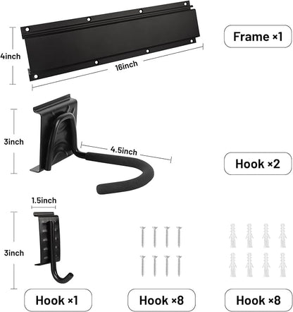 Bike Storage Rack Wall Mount Garage Hanger - Image 2