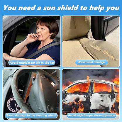 Windshield Sun Shade for Infiniti QX60 2022-2025 4-Layer Front Window Shade - Image 4