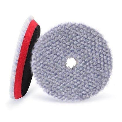 SPTA Wool Polishing Pad, Coarse Pad BlueWool Buffing Pads Set by SPTA