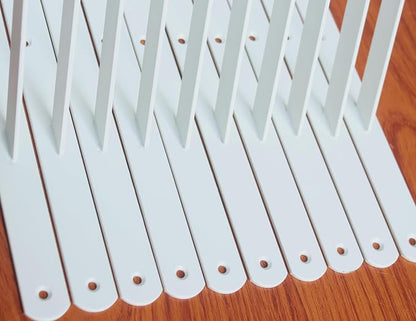 12 Pack L22 x H 12" White Heavy Duty Shelf Brackets - Image 3