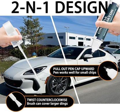 Crystal White Pearl Touch Up Paint Compatible - Image 5