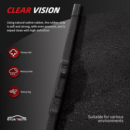 OTUAYAUTO Premium Windshield Wiper Blades - Image 5