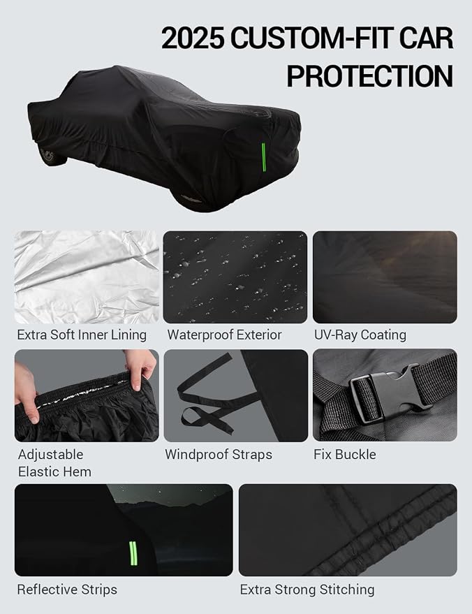 Proadsy 2025 Upgrade Car Cover Compatible - Image 8