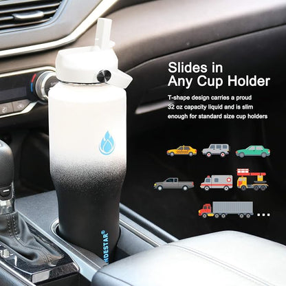 SENDESTAR 32oz Water Bottle Wide Mouth Stainless Steel Vacuum Insulated Double - Image 3