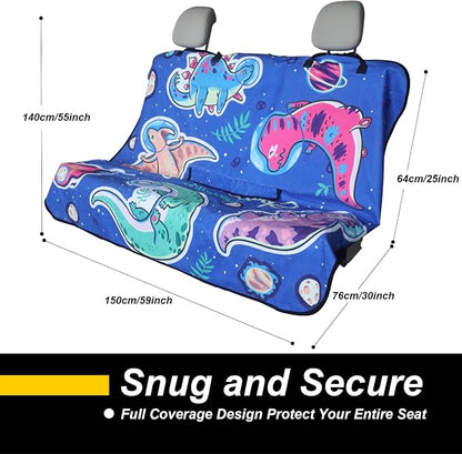 Back Seat Cover for Car Trucks Van SUV, Waterproof Rear Bench Towel Seat Covers - Image 2