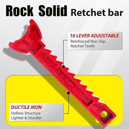 Jack Stands 3 Ton with Double Pin Locking, Car Jack Stand 11.22"-16.54" - Image 4