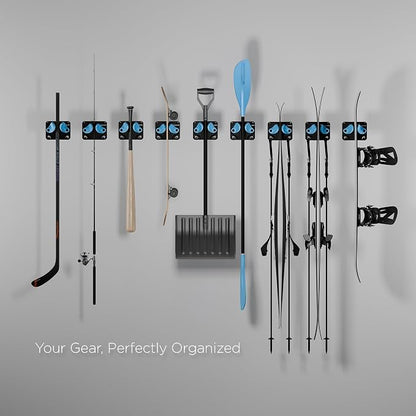 Ultimate Ski & Snowboard Wall Rack | Secure, Non-Slip Storage | Fits Any - Image 5
