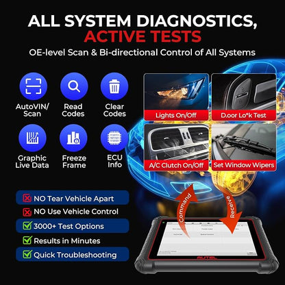 Autel MaxiPRO MP900-BT KIT Scanner: 40+ Service, 3K Bidirectional Tests - Image 6