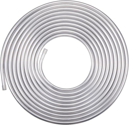 1/4" OD Aluminum Hard Fuel Line Hardline Tube Tubing Coil 25 Feet Roll by Podavelle