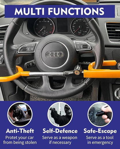 Steering Wheel Lock Anti-Theft car Device Car Wheel Locks Heavy Duty Vehicle - Image 6