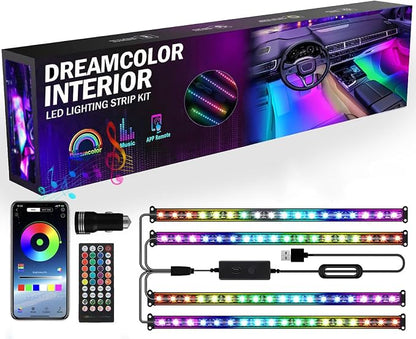 72LED USB Interior Strip Lights Dream Color RGB-IC 12V DC by EJsSUPERCAR