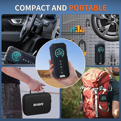5000A Jump Starter with Air Compressor, 150PSI Battery Jumper Starter Portable - Image 7