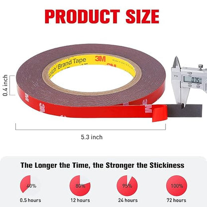 HitLights Double Sided Tape Heavy Duty, Waterproof Strong Mounting Adhesive - Image 6