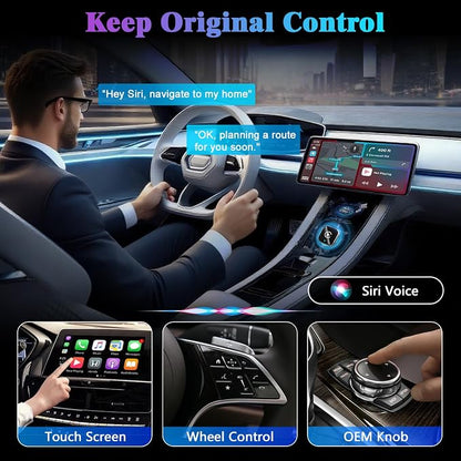 Wireless CarPlay Adapter for iPhone, 2025 Upgrade Convert Wired to Wireless Car - Image 8