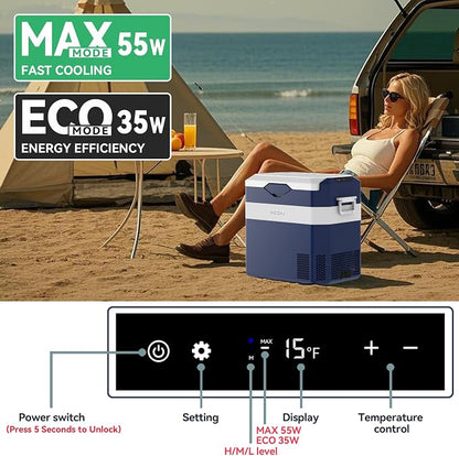 Car Fridge Portable 12V Refrigerator 40 Quart 12 Volt Freezer Compressor Cooler - Image 2