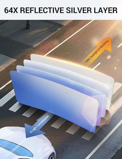 Proadsy for Toyota Corolla 2019-2024 2025 Windshield Sun Shade 4-Layer Foldable - Image 4