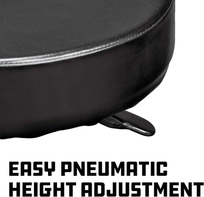 Powerbuilt Rolling Seat, Height-Adjustable Garage Stool - Image 6