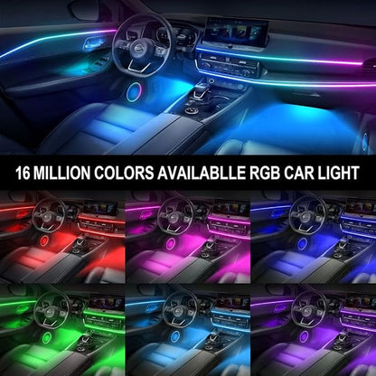Dreamcolor Acrylic Interior Car Lights, WEBUPAR Car Accessories 6 in 1 Car LED - Image 3