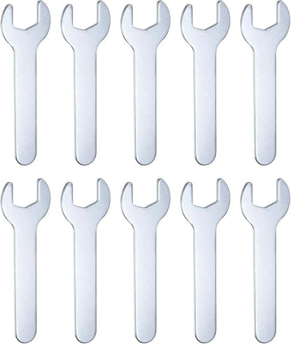 HARFINGTON 10pcs Small Wrench Open End Wrench 14x87x2mm Metric U-Shaped Single by HARFINGTON