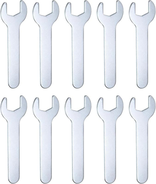 HARFINGTON 10pcs Small Wrench Open End Wrench 14x87x2mm Metric U-Shaped Single by HARFINGTON