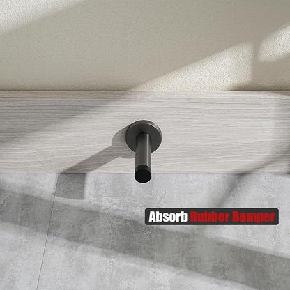 JQK Door Stopper, 304 Stainless Steel Thicken 1mm Sound Dampening Door Stop - Image 6