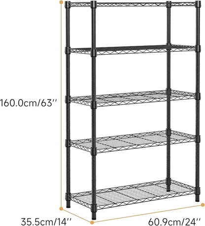 1250 lbs Storage Shelving Utility Shelving Unit 5-Tier Utility Shelving Unit - Image 8