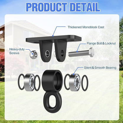 BETOOLL Swing Hangers with Bearing, Heavy Duty Porch Swing Hanging Kit - Image 3