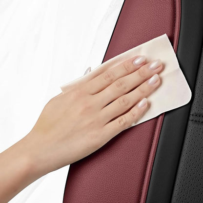 Road Comforts Leather Seat Covers, Breathable Car Seat Covers Front Seat - Image 6