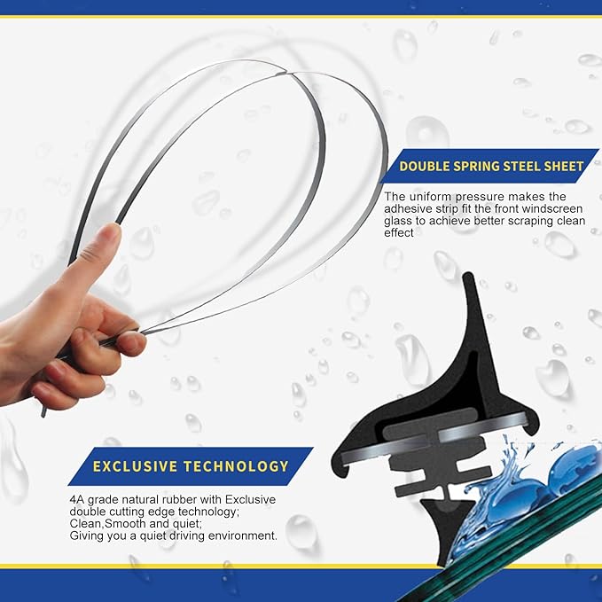 3 Wipers Factory Replacement For Mini Cooper 2013 R56 Original Equipment - Image 5