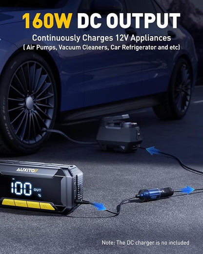 AUXITO 8000A Car Battery Jump Starter Boost Force Start Function Jump Box 60W - Image 7