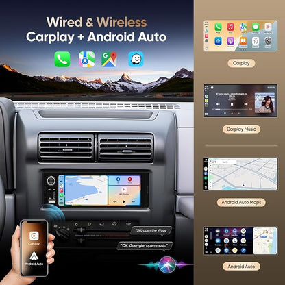 6.36" Single DIN Car Stereo - Image 3