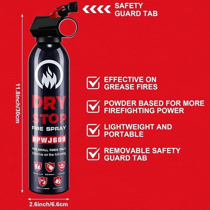 4 Pack Dry Powder Fire Extinguisher - Image 2