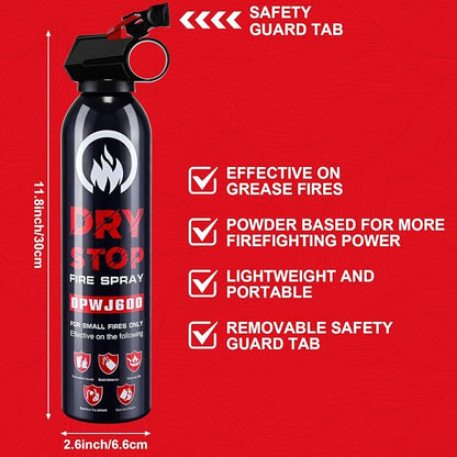 4 Pack Dry Powder Fire Extinguisher - Image 2